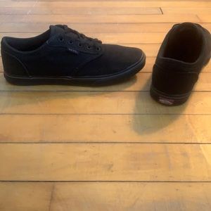 Vans black lace ups